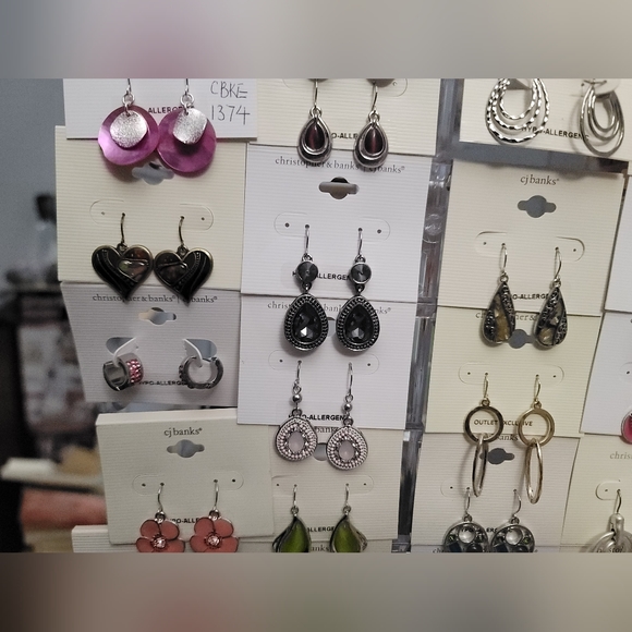 Closet Clear out Sale All 36 Pairs of Earrings Brand new - Picture 14 of 17